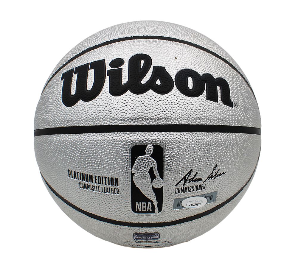 Larry Bird Signed Authentic Wilson Platinum Basketball NBA