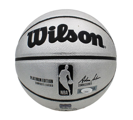 Larry Bird Signed Authentic Wilson Platinum Basketball NBA
