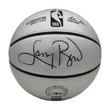 Larry Bird Autographed Wilson Platinum Basketball - JSA