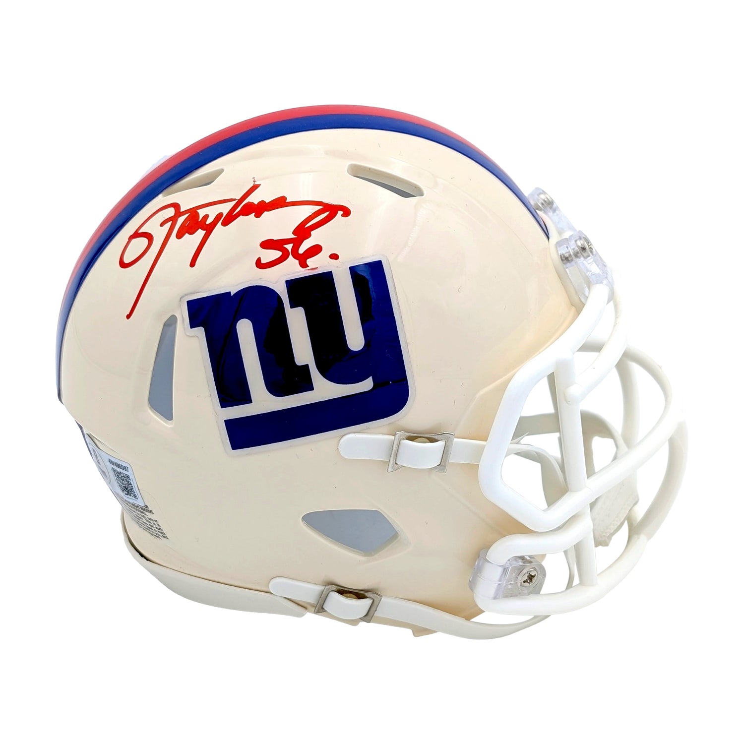 Lawrence Taylor Signed Giants Retro Series Mini Helmet - Beckett