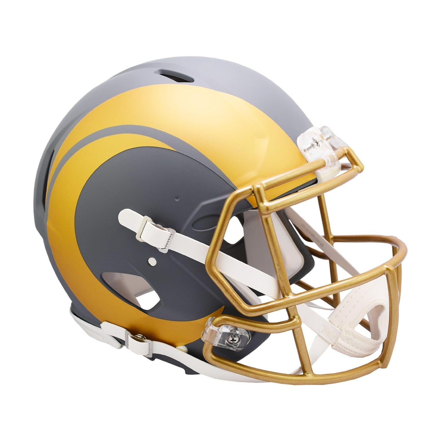 Los Angeles Rams SLATE Full Size Authentic Football Helmet NFL