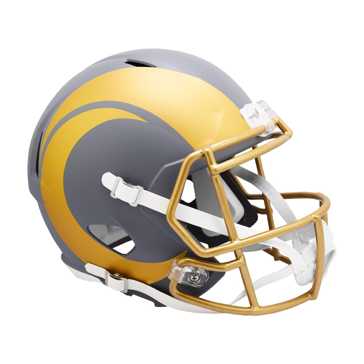 Los Angeles Rams SLATE Full Size Replica Football Helmet NFL