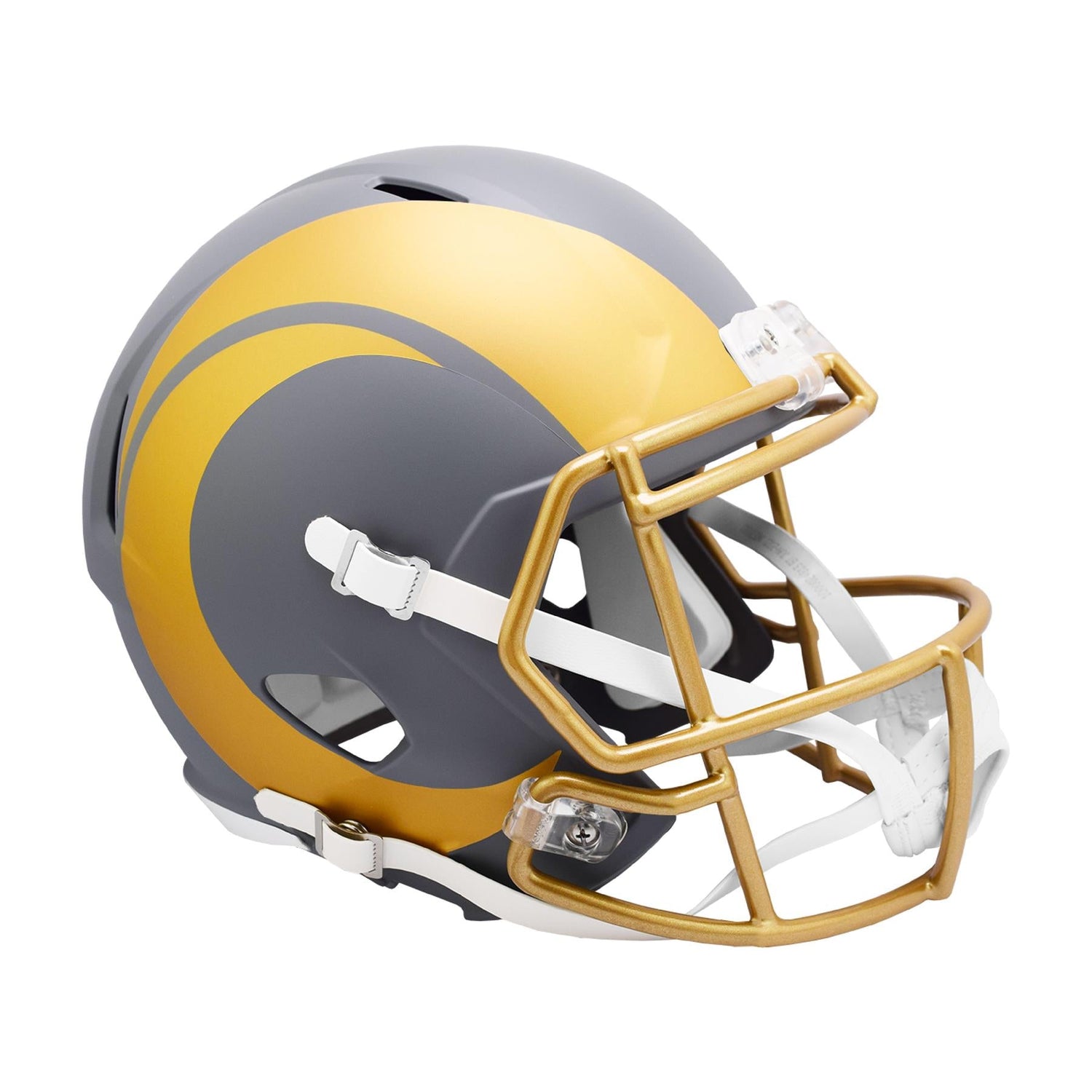 Los Angeles Rams SLATE Full Size Replica Football Helmet NFL