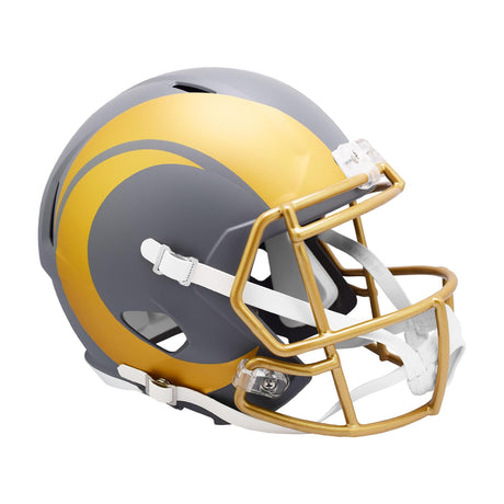Los Angeles Rams SLATE Full Size Replica Football Helmet NFL