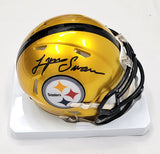 Lynn Swann Autographed/Inscribed "HOF 01" Pittsburgh Steelers Flash Speed Mini Helmet Beckett Witnessed