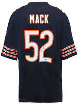 Khalil Mack Signed Chicago Bears Nike Navy Replica Football Jersey (Fanatics)
