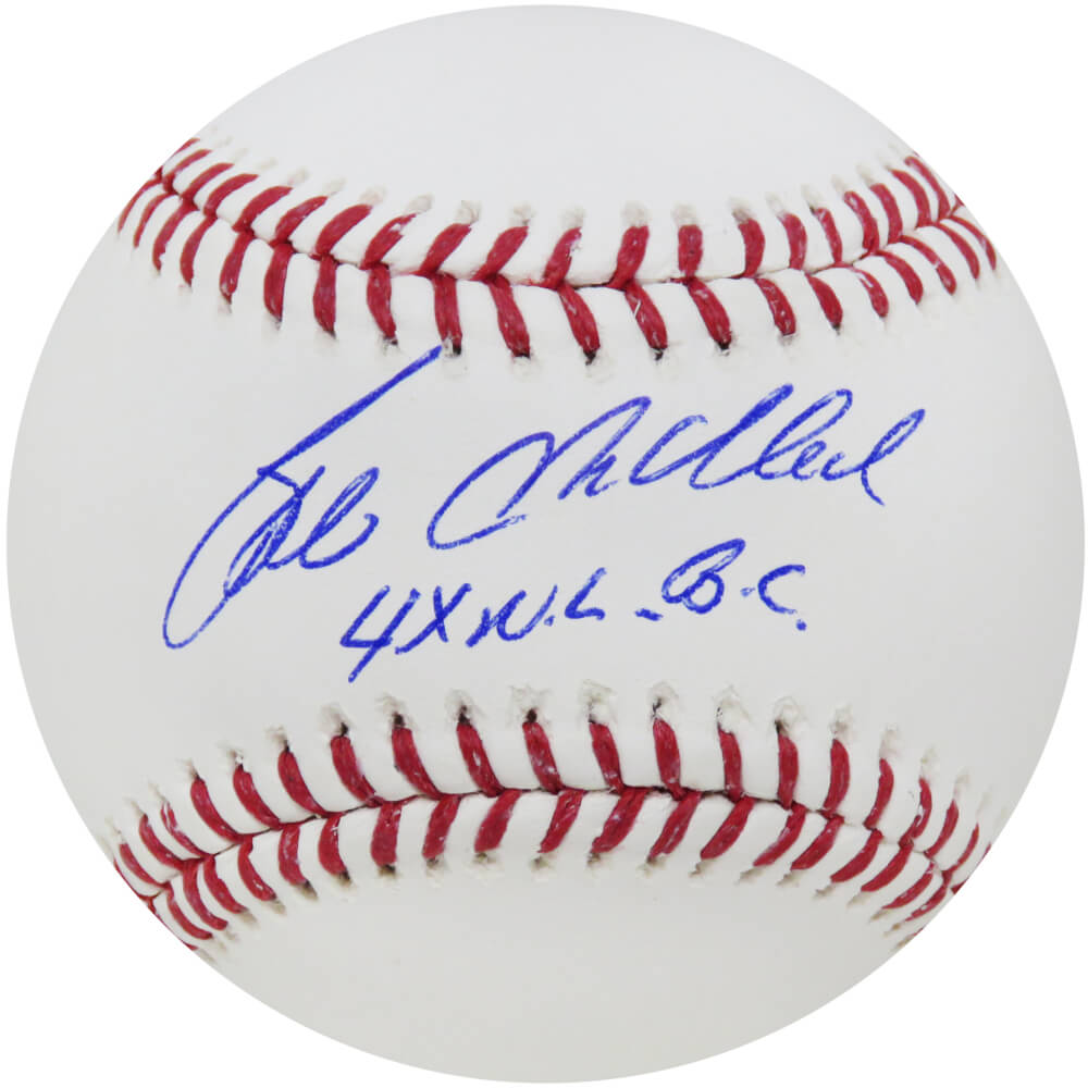 Bill Madlock Signed Rawlings Official MLB Baseball w/4x NL BC