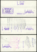 Sal Maglie Autographed 3x6 Check Brooklyn Dodgers, New York Yankees Lot Of 30 SKU #147841