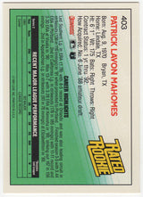 Pat (Patrick) Mahomes Sr. Signed Minnesota Twins 1992 Donruss Rate Rookie Baseball Card #403