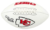 Patrick Mahomes Signed Kansas City Chiefs Franklin White Logo Football (Beckett)