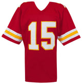 Patrick Mahomes Signed Red Custom Football Jersey (Beckett)