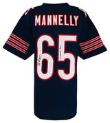 Patrick Mannelly Signed Navy Custom Football Jersey w/100 Greatest Bears