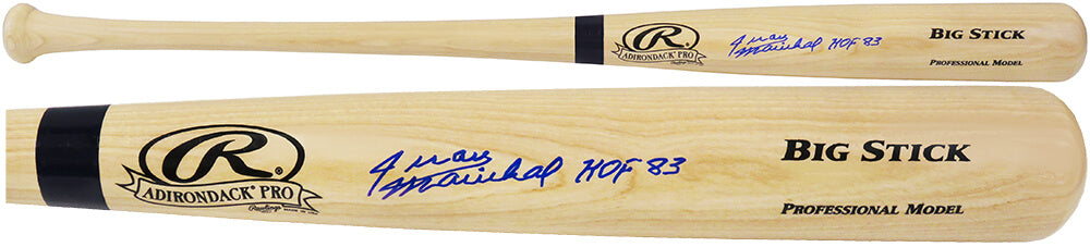 Juan Marichal Signed Rawlings Big Stick Blonde Baseball Bat w/HOF'83