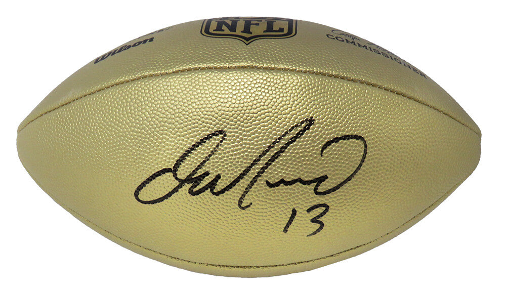 Dan Marino Signed Wilson Duke Gold Metallic NFL Full Size Replica Football