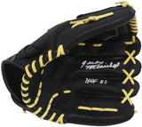 Juan Marichal Signed Franklin Black Baseball Fielders Glove w/HOF'83