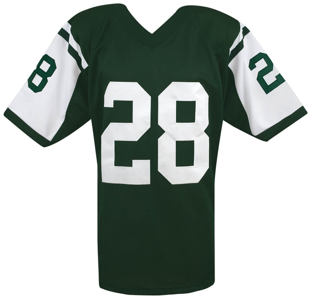 Curtis Martin Signed Green Custom Football Jersey