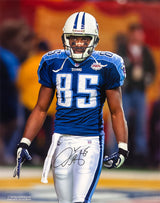Derrick Mason Signed Tennessee Titans Action 16x20 Photo