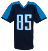 Derrick Mason Signed Blue Custom Football Jersey