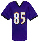Derrick Mason Signed Purple Custom Football Jersey