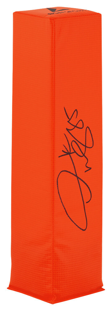 Derrick Mason Signed BSN Orange Football Endzone Pylon