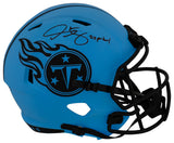 Derrick Mason Signed Tennessee Titans RAVE Riddell Full Size Speed Replica Helmet w/2x Pro Bowl