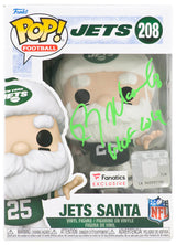 Kevin Mawae Signed New York Jets 'SANTA' Funko Pop Doll #208 w/HOF 2019