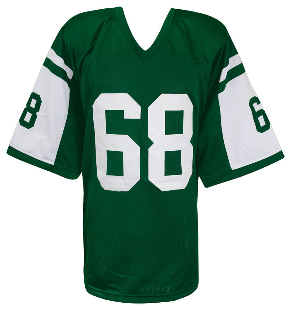 Kevin Mawae Signed Green T/B Custom Football Jersey w/HOF 2019