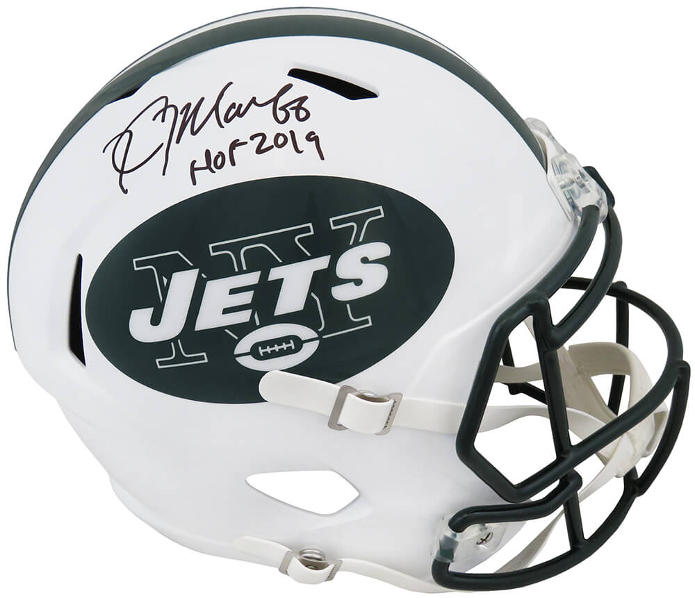 Kevin Mawae Signed New York Jets Riddell Full Size Speed Replica Helmet w/HOF 2019