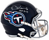Kevin Mawae Signed Tennessee Titans Navy Riddell Full Size Speed Replica Helmet w/HOF 2019