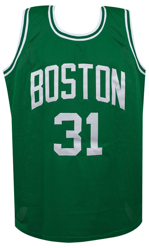 Cedric Maxwell Signed Green Throwback Custom Basketball Jersey w/81 Finals MVP