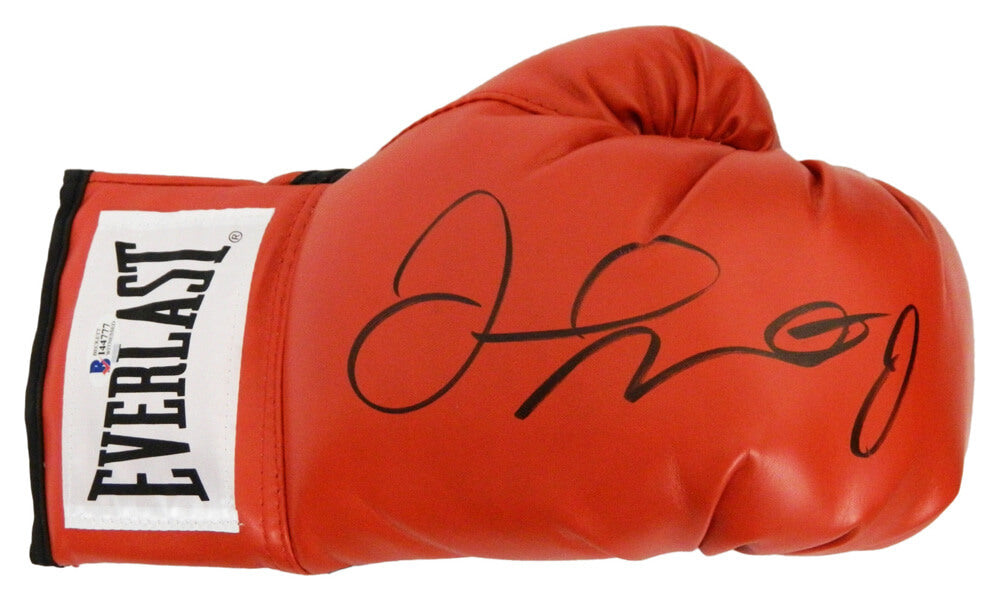 Floyd Mayweather Jr. Signed Everlast Red Boxing Glove (Beckett Holo)
