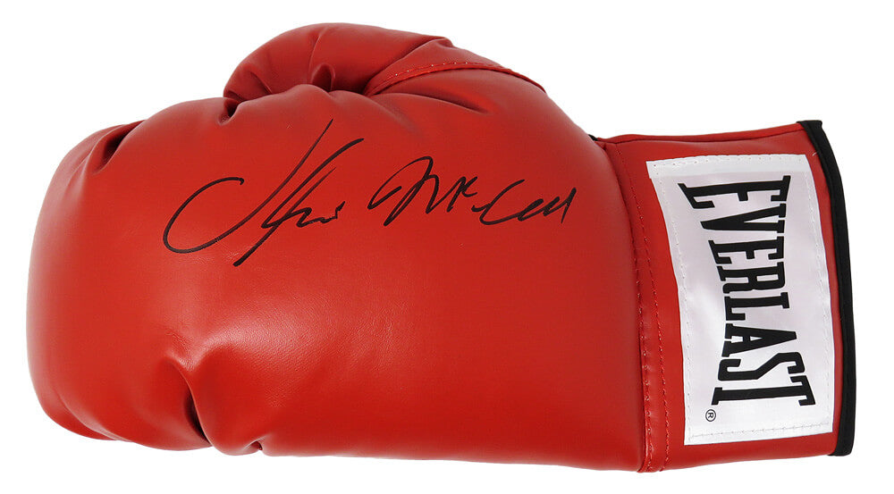 Oliver McCall Signed Everlast Red Boxing Glove