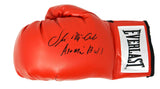 Oliver McCall Signed Everlast Red Boxing Glove w/Atomic Bull