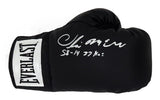 Oliver McCall Signed Everlast Black Boxing Glove w/58-14, 37 KO's