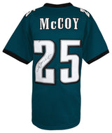 LeSean McCoy Signed Green Custom Football Jersey