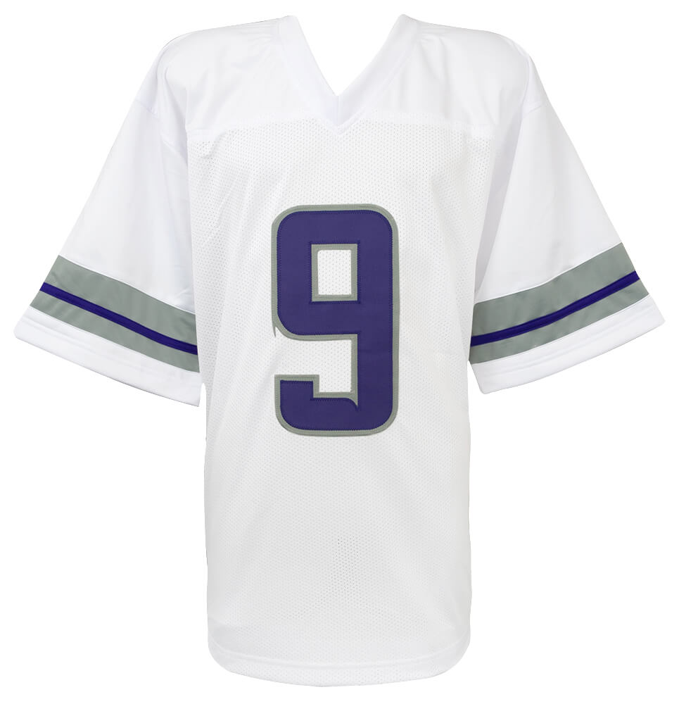J.J. (JJ) McCarthy Signed White Alternate Custom Football Jersey - (Beckett)