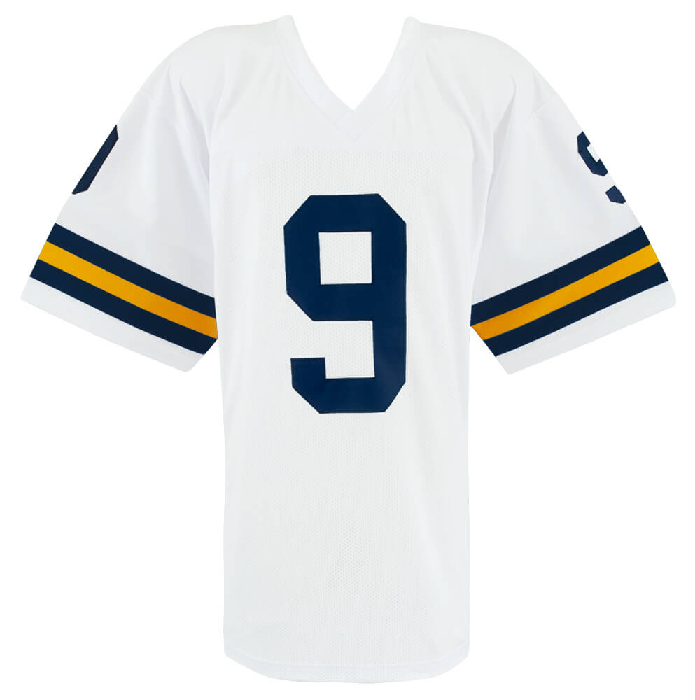 J.J. (JJ) McCarthy Signed White Custom College Football Jersey - (Beckett)