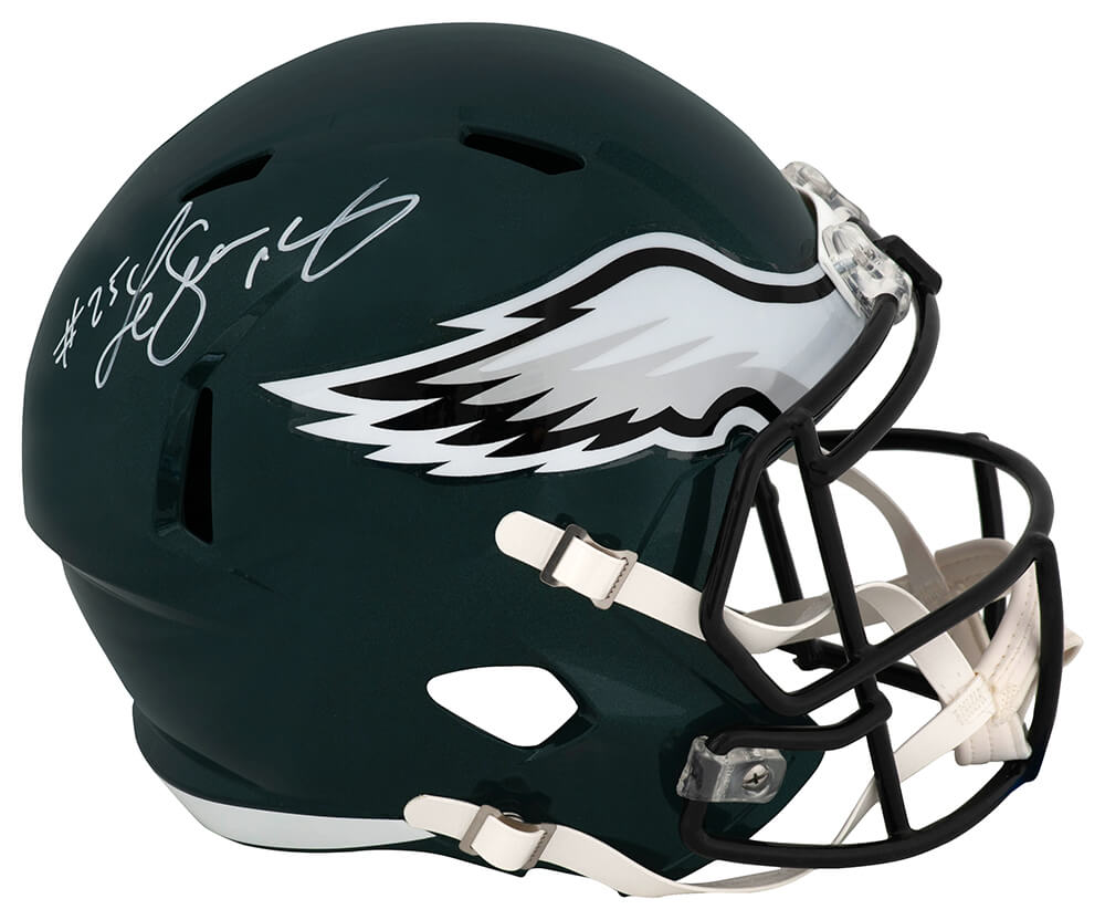 LeSean McCoy Signed Philadelphia Eagles Riddell Full Size Speed Replica Helmet