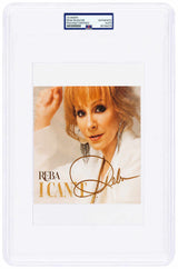 Reba McEntire Signed 'I Can't' 6x6 CD Insert (In Gold) - (PSA Encapsulated)