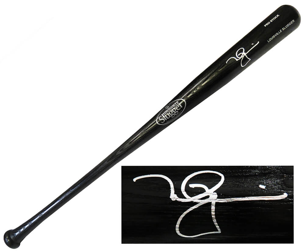Mark McGwire Signed Louisville Slugger Black Baseball Bat