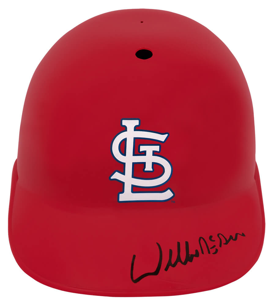 Willie McGee Signed St. Louis Cardinals Souvenir Replica Batting Helmet