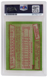 Mark McGwire Signed Team USA 1985 Topps Baseball Rookie Card #401 (PSA Encapsulated)