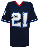 Willis McGahee Signed Navy Blue Custom Football Jersey