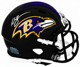 Willis McGahee Signed Baltimore Ravens Riddell Speed Mini Helmet