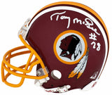 Tony McGee Signed Washington Throwback Riddell (VSR4) Mini Helmet