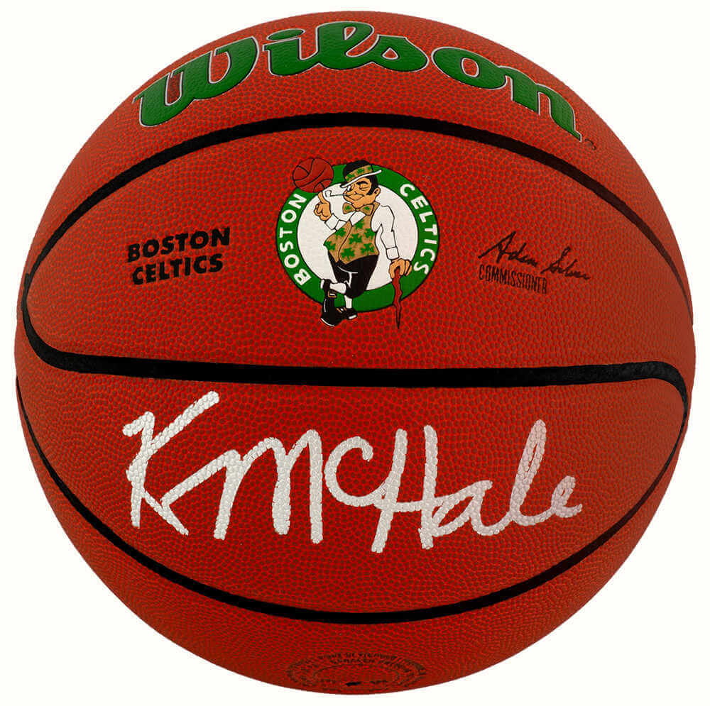 Kevin McHale Signed Boston Celtics Logo Wilson Alliance NBA Basketball