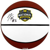 Trey McKenney Signed Michigan Wolverines 2026 National Champions White Logo Basketball