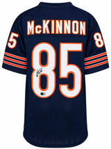 Dennis McKinnon Signed Navy Custom Football Jersey w/SB XX - (Beckett)