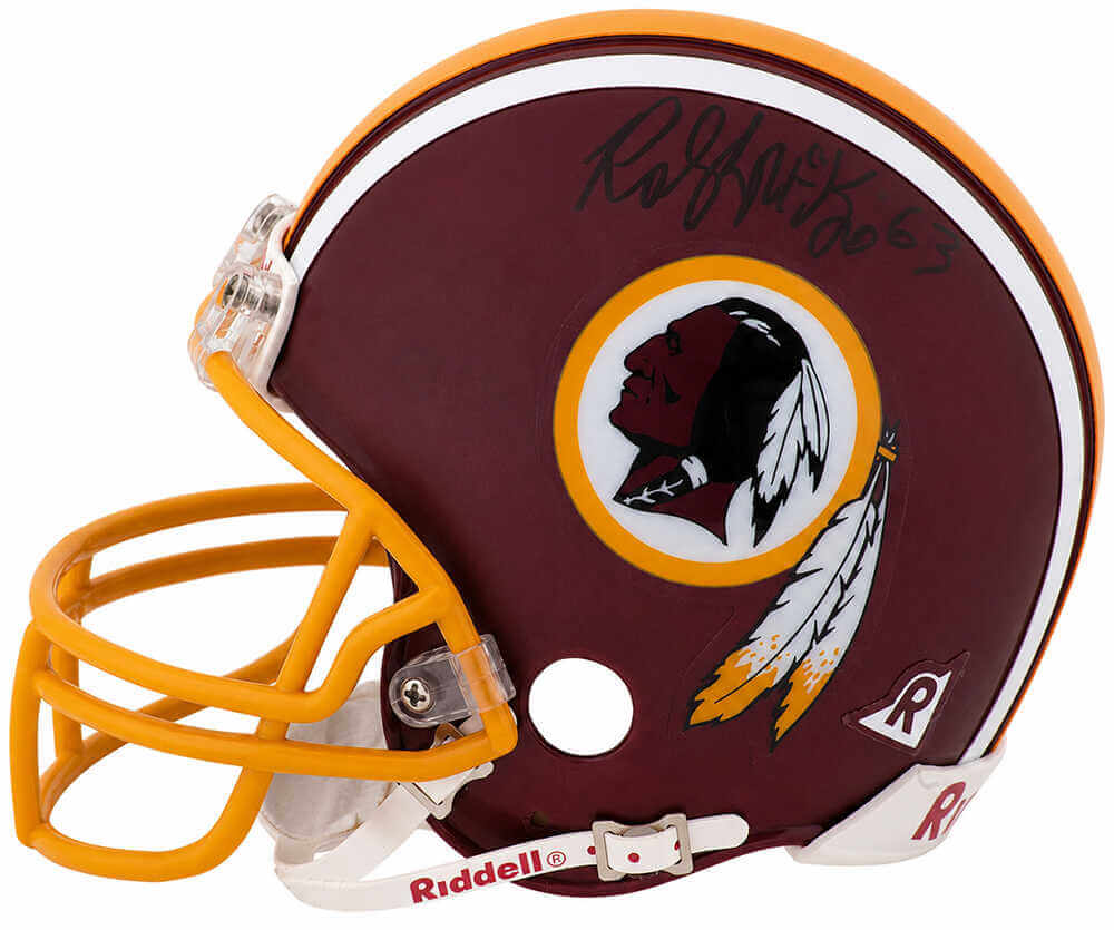 Raleigh McKenzie Signed Washington Throwback Riddell (VSR4) Mini Helmet - (In Black)