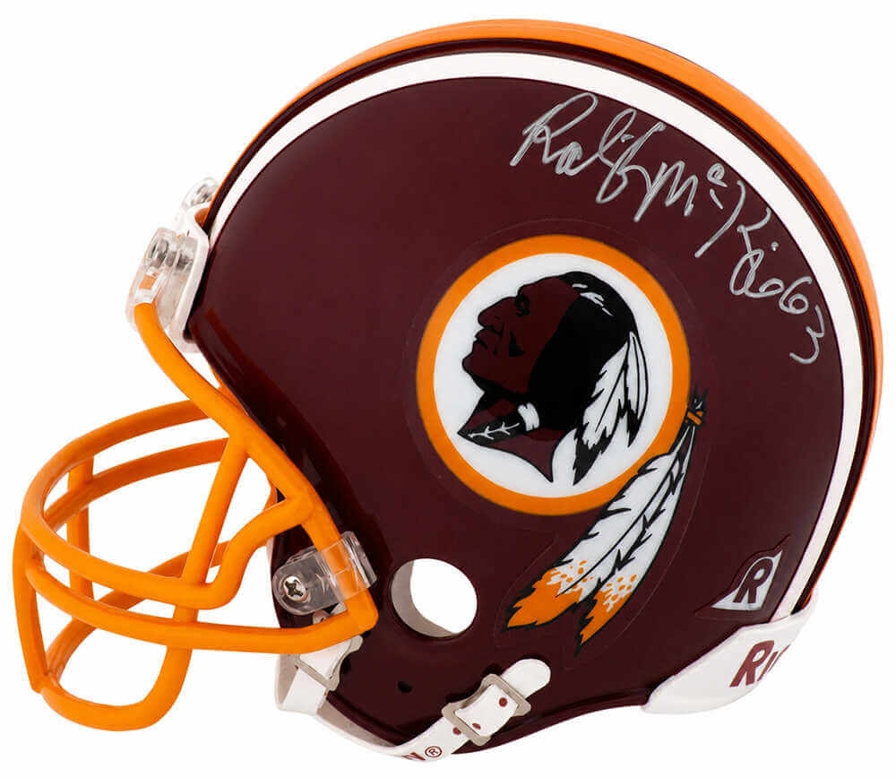 Raleigh McKenzie Signed Washington Throwback Riddell (VSR4) Mini Helmet - (In Silver)